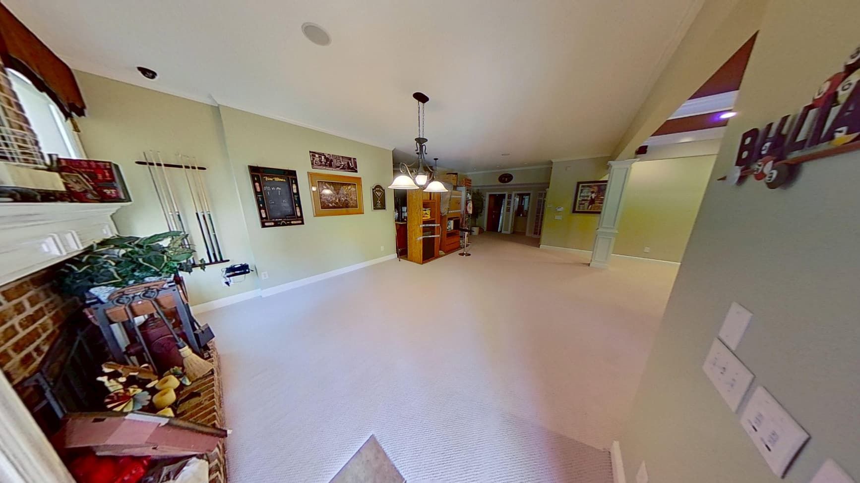 After photo of a flooded Ellenwood basement