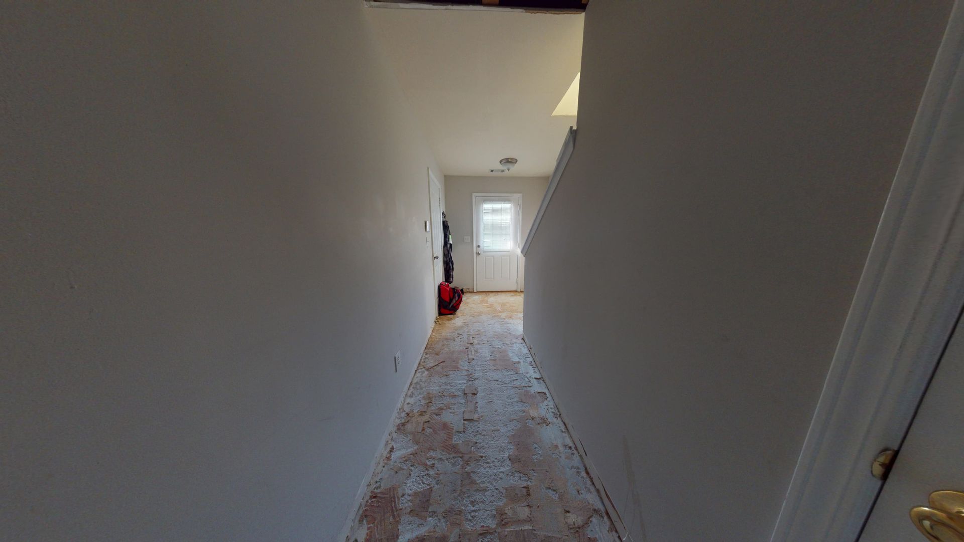 Flooded hallway before restoration in Mableton GA