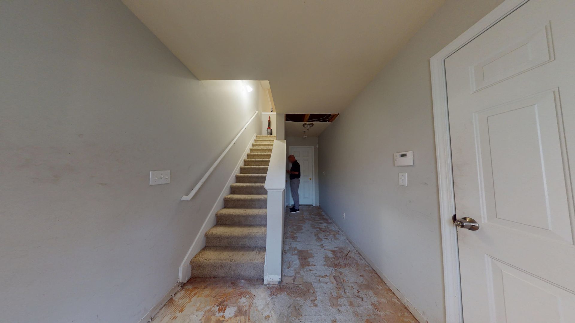 Flooded upper landing before restoration in Mableton GA