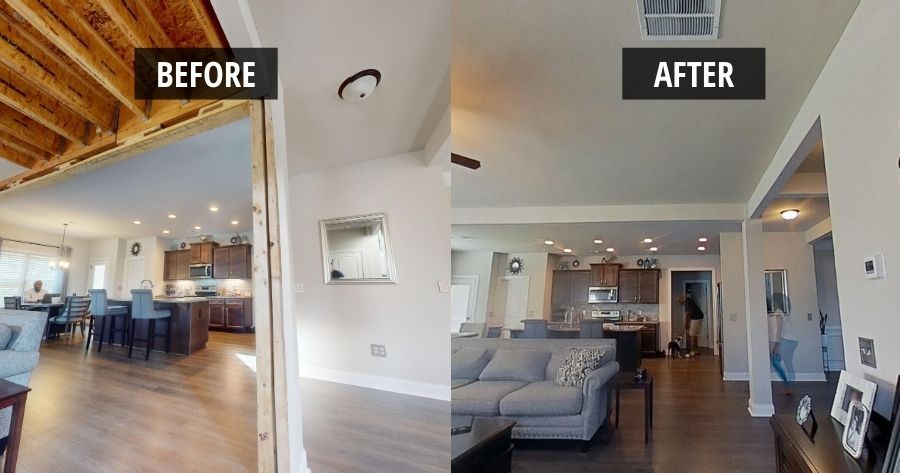 Reconstruction after mitigation in Marietta GA