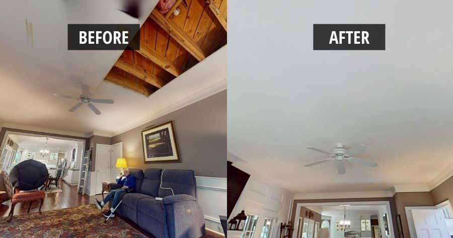 Reconstruction job after water loss in Alpharetta GA