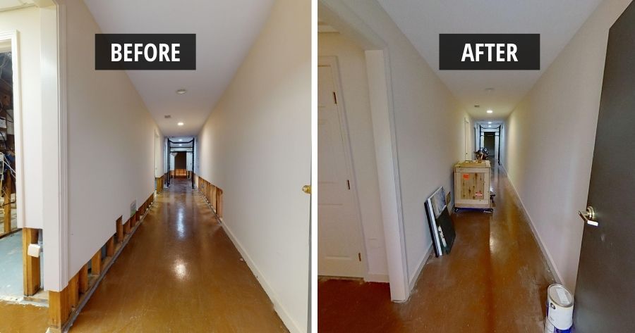 Reconstruction job after mitigation in Alpharetta Ga