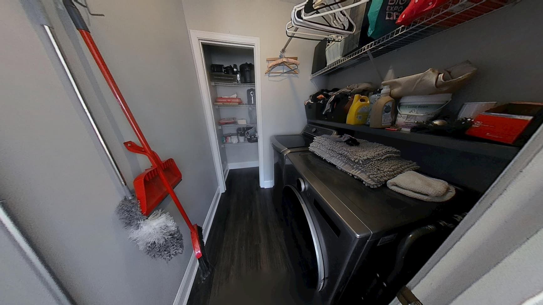 Laundry room after flood cleanup in Buford