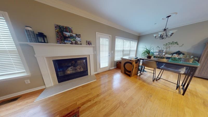 Living room before