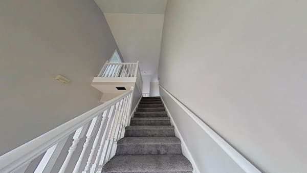 Stairway after professional restoration