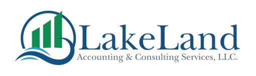 the logo for lakeland accounting and consulting services llc