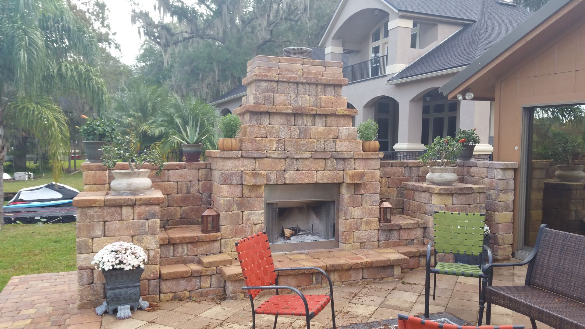 Stonegate Autumn Wood Burning Fireplace