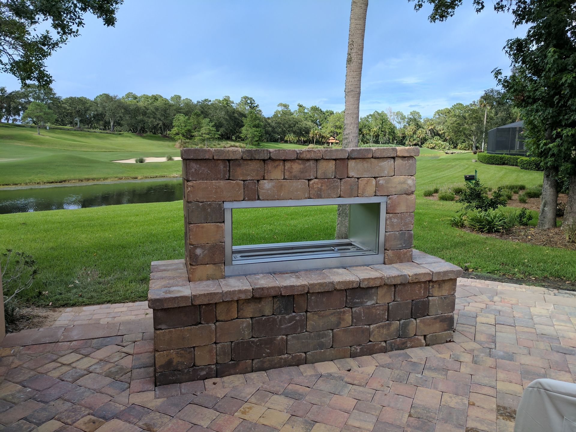 Stonegate Fireplace with Gas Insert