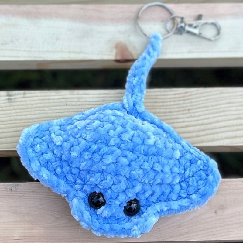 Velvet Stingray Keychain