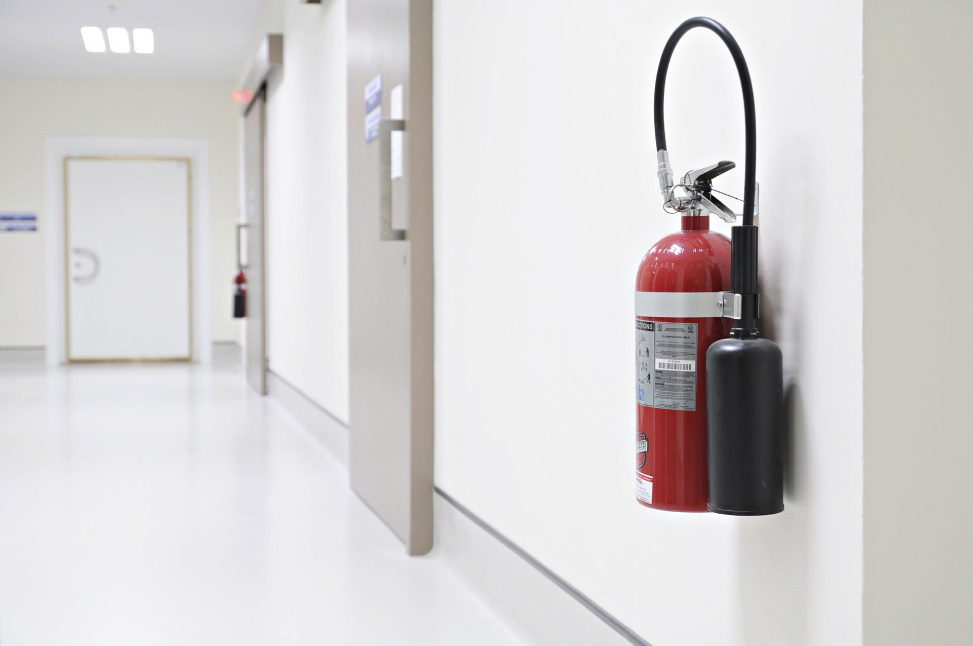professional facility in Parkersburg, WV with fire suppression equipment