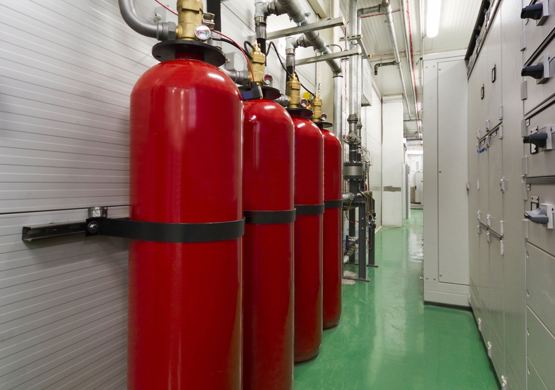 professional facility in Parkersburg, WV with fire suppression equipment