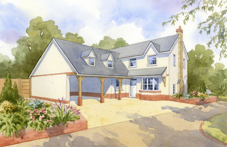 Pydew 3, 4 bed new build homes for sale in Colwyn Bay Conwy