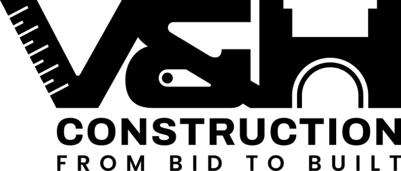 V&H Construction, Inc. Logo