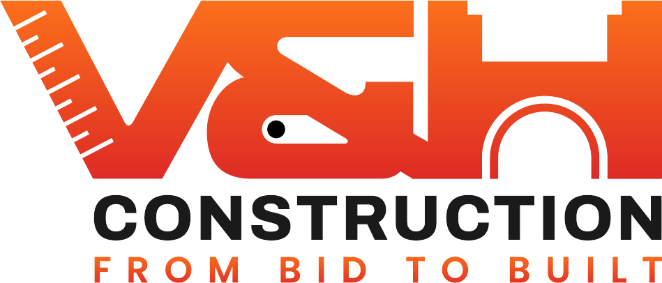 V&H Construction, Inc. Logo