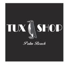 Tux Shop Palm Beach logo featuring a penguin