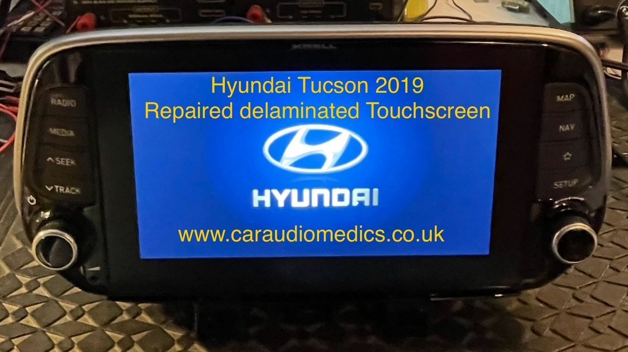 Hyundai Tucson 2019 96560D7810ZL5 AVCC1D7ET repaired delaminated screen. Touchscreen LCD delaminated n outer edges. Display touchscreen LCD delaminated right hand side.
ww.caraudiomedics.co.uk