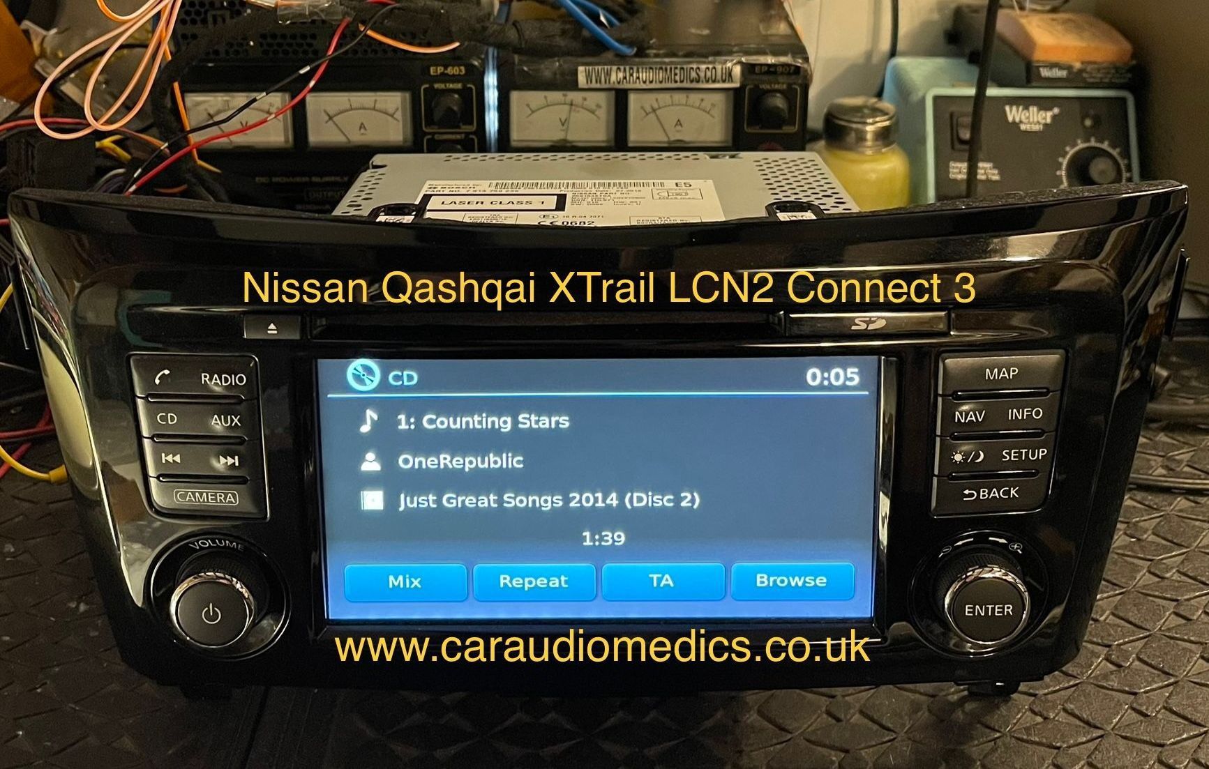Nissan Qashqai XTrail
Bosch LCN2 Kai EU Connect 3
25915 FP0A 7513750264
Repair cracked display / unresponsive touch screen LCD. CD faulty
www.caraudiomedics.co.uk