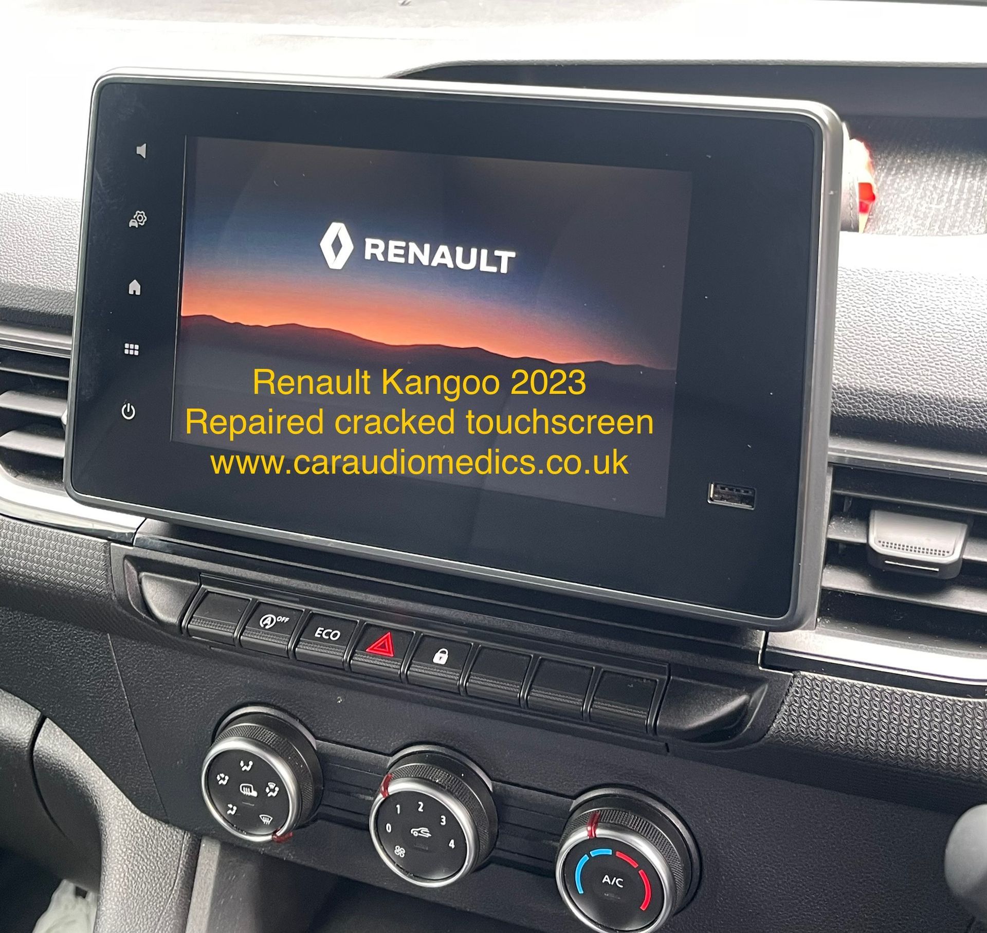 Renault Kangoo ML19 2023
259150482R EN-DAF-DAB-NoMAP.BrgP.3.0
AIVI20 Bosch 7503751517
Repair cracked touchscreen display
www.caraudiomedics.co.uk
