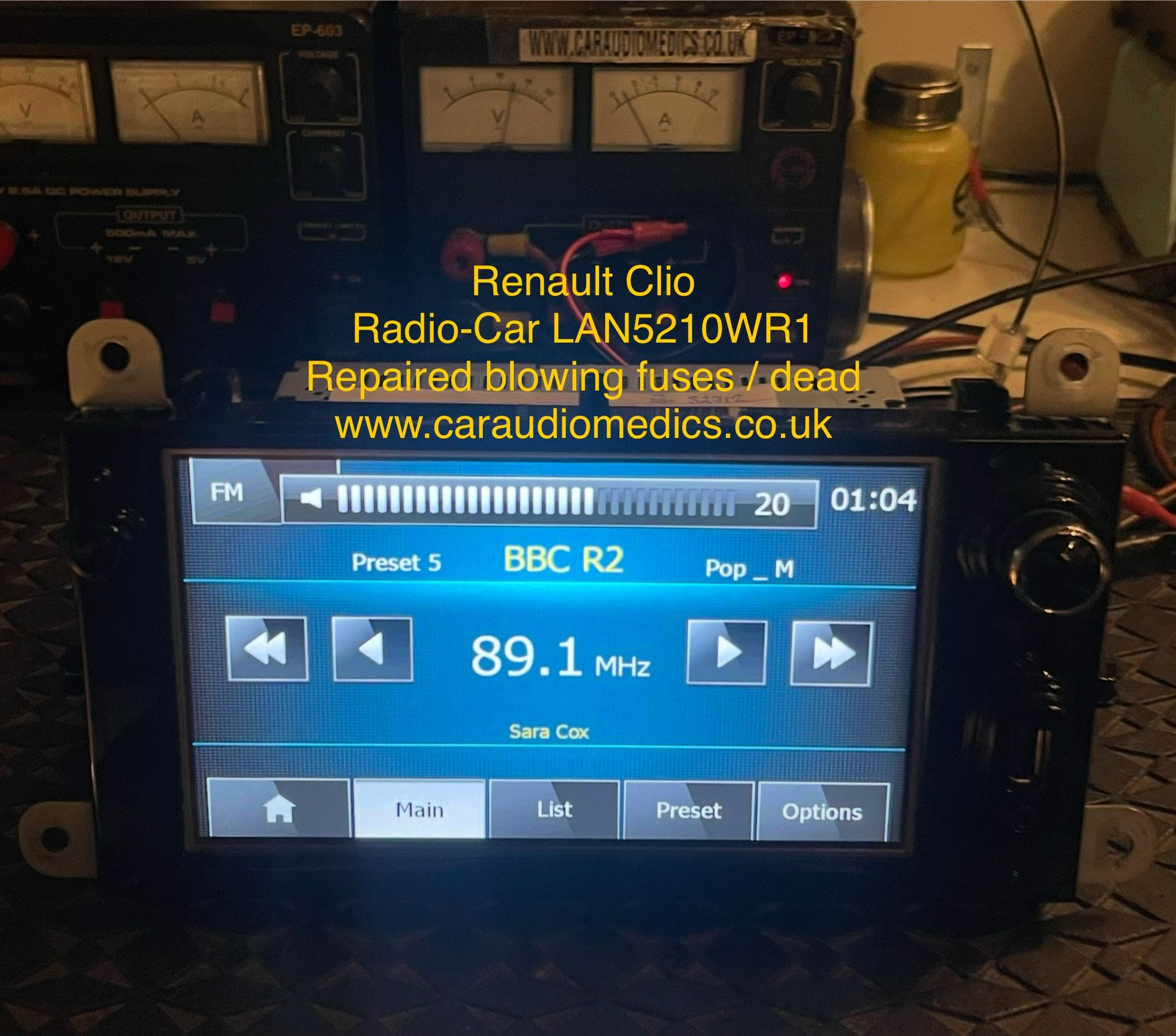 Repair Renault Clio Radio-Car
LG Media Nav LAN5210WR1 LAN5210WR4 www.caraudiomedics.co.uk
Renault 2811 53868R
Repair dead, blowing fuses
www.caraudiomedics.co.uk