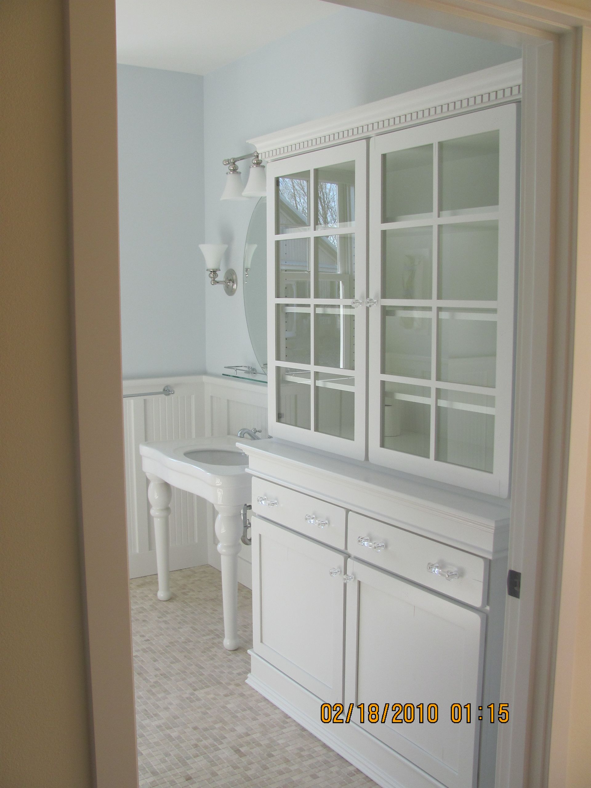 A picture of a bathroom was taken on december 11th 2013