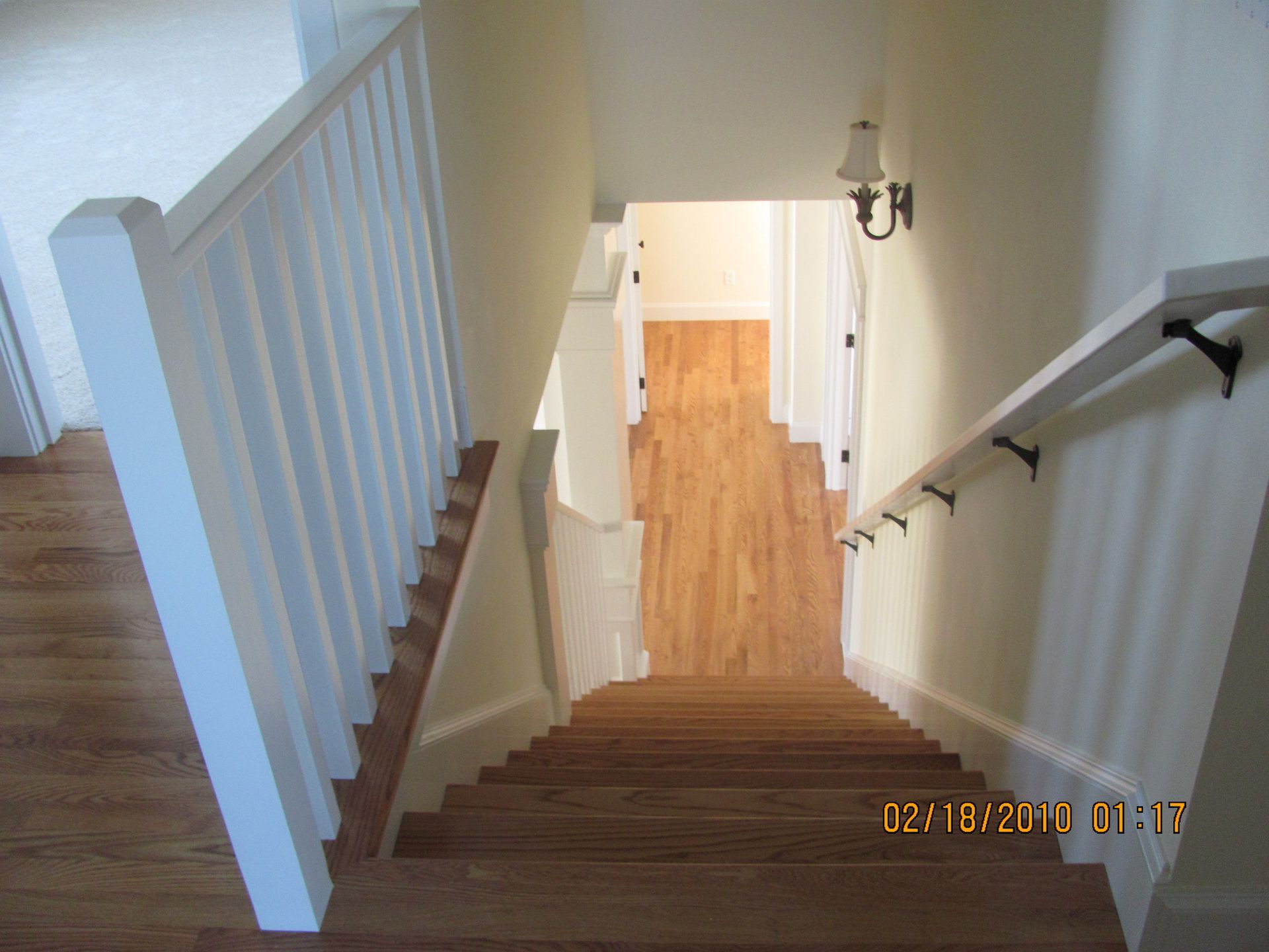 A picture of a staircase taken on august 18 2013
