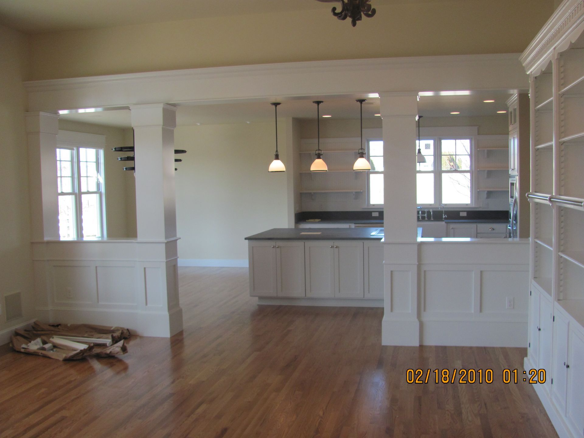 A photo of an empty house was taken on october 8 2010