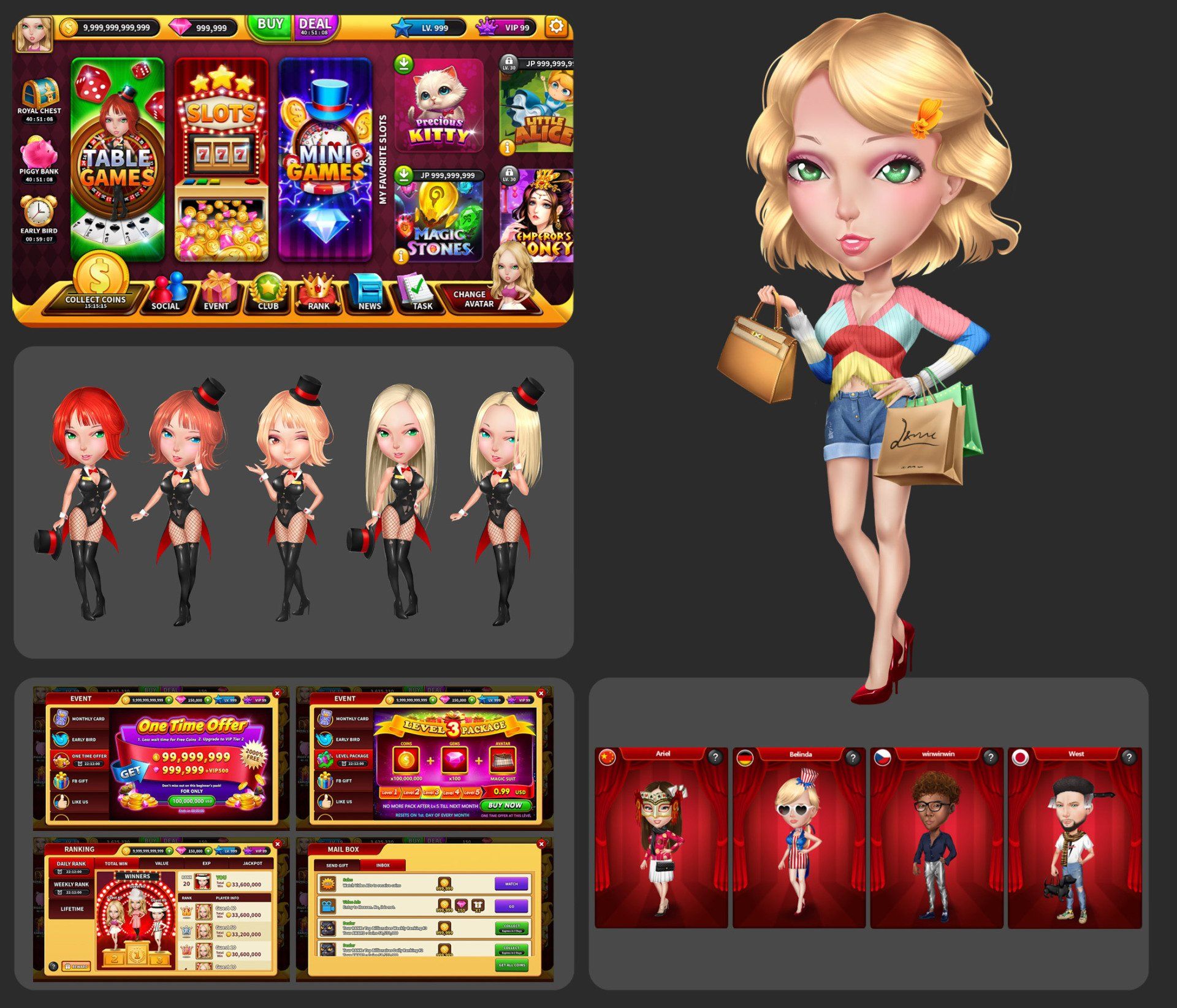 強司數位娛樂｜遊戲及APP美術外包｜歐美娛樂城遊戲美術設計