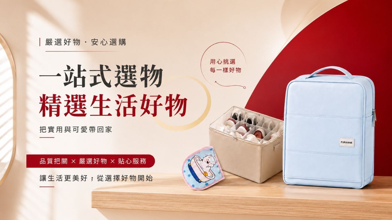 大易網購首頁 Banner，日系生活用品、居家收納、廚房用品。