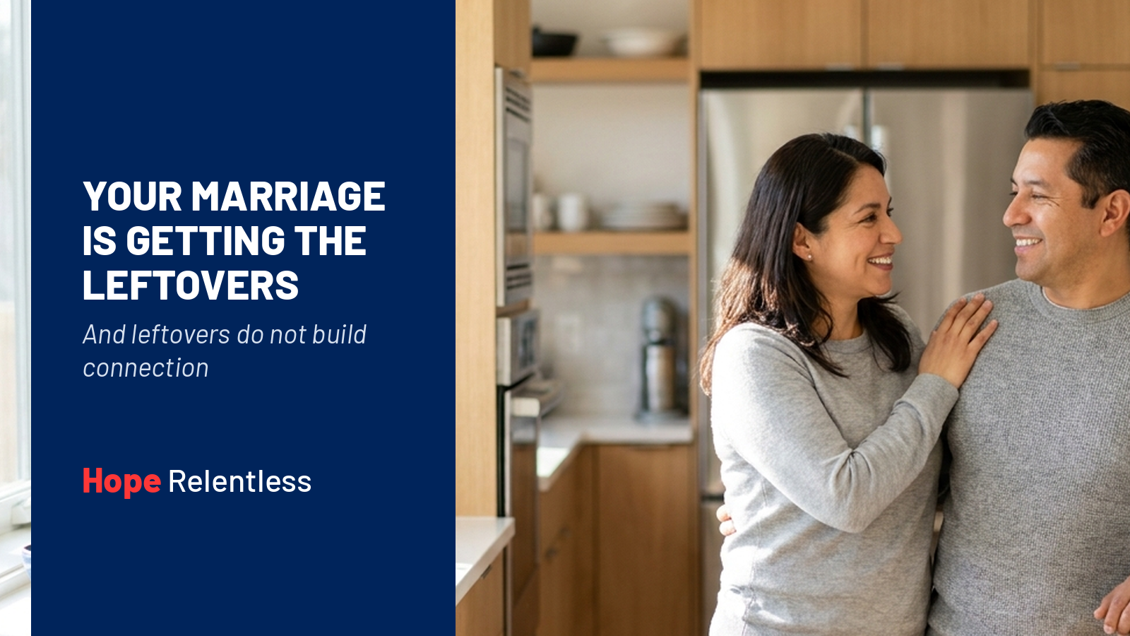 Busy Christian couple choosing to prioritize their marriage over a packed calendar