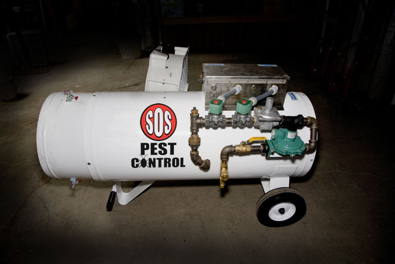 SOS Pest Control bed bug heat treatment device