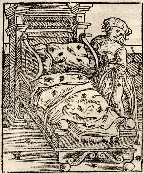 Bed bug history picture of medieval women presented by SOS Pest Control 