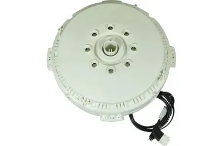 White Washing Machine Part With Central Spindle — Cumming Airconditioning & Sheetmetal in Ryan, QLD