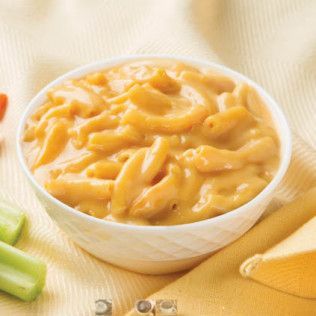Bowl of creamy macaroni and cheese.