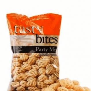 Bag of Tasty Bites Party Mix snack.