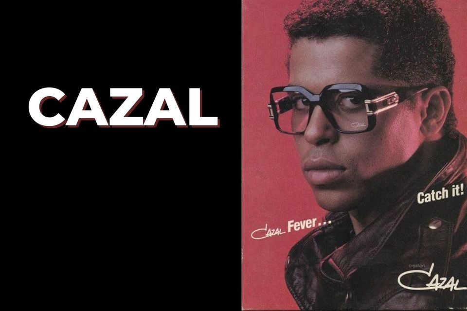 A picture of a man wearing cazal glasses