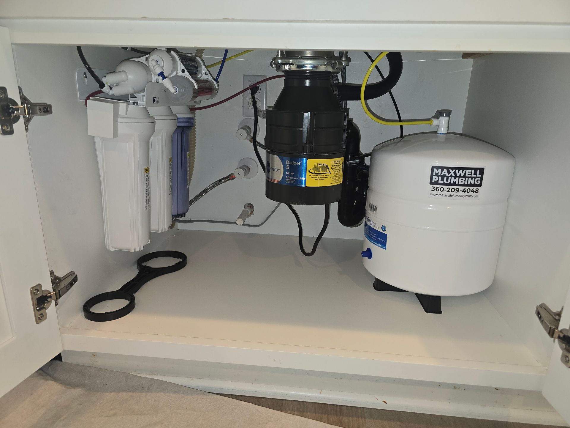 Maxwell Plumbing provides exceptional installation of reverse osmosis systems. 