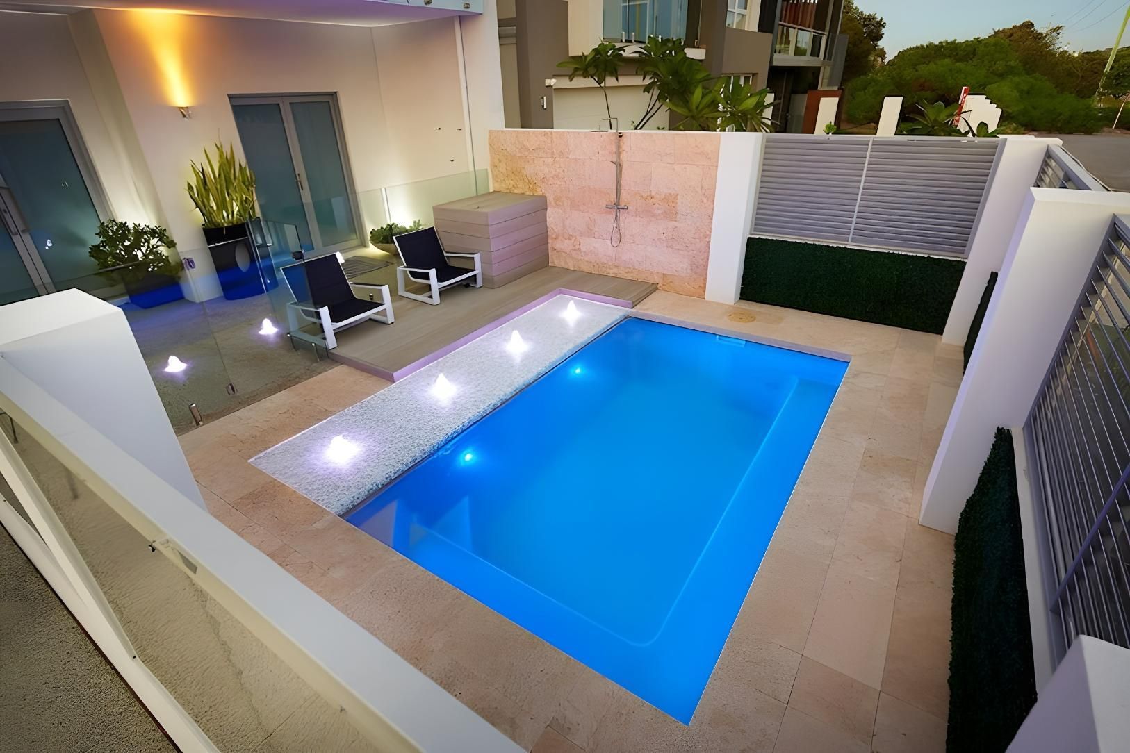 A Picture of a Swimming Pool of Billabong Slimline Plunge 4.2m x 2.6m — SJ Pools and Concreting in Dubbo, NSW