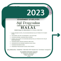 An award plaque or certificate from 2023, commemorating an achievement, recognition, or milestone