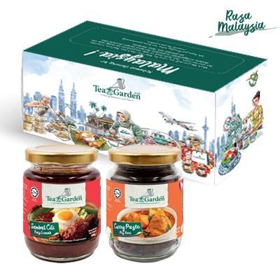 Tea Garden Rasa Malaysia Twinpack consisting of Nasi Lemak sambal and Curry paste