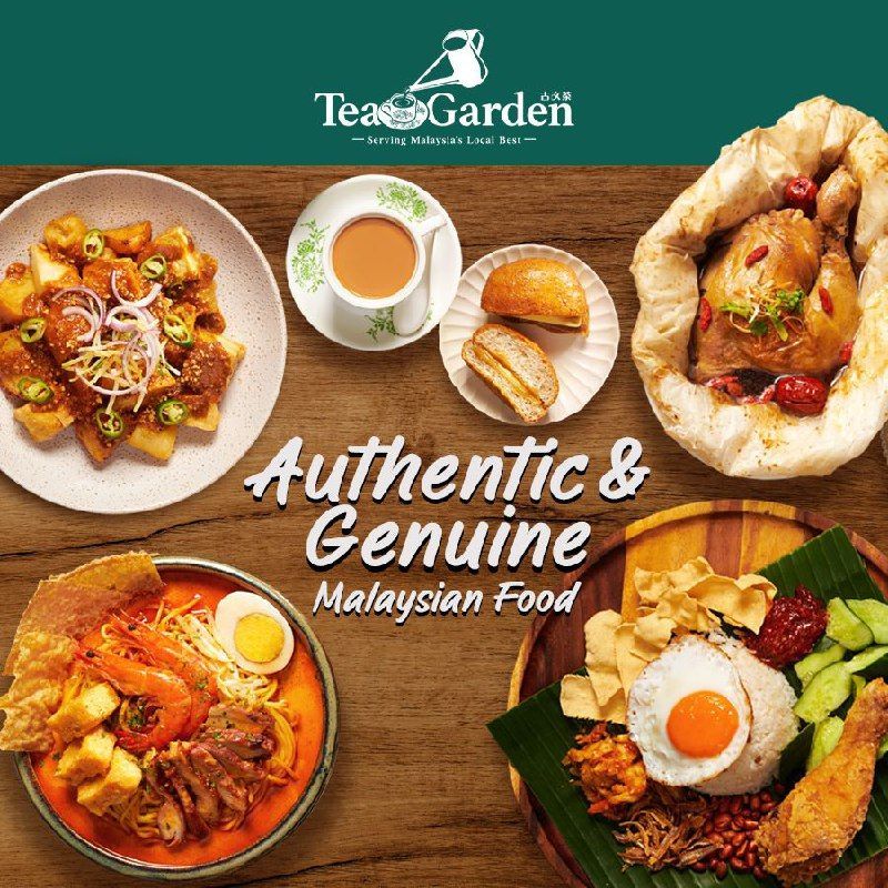 A poster with images of authentic and genuine Malaysian foods, showcasing the rich diversity and flavors of Malaysian cuisine