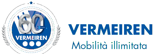 Un logo blu e bianco per la mobilità vermeiren
