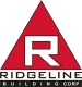 Red triangular RDLGELINE Building Corp logo in black and white text