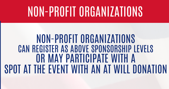 A non-profit organization can register as above sponsorship clubs or may participate with a spot at the event with an at will donation