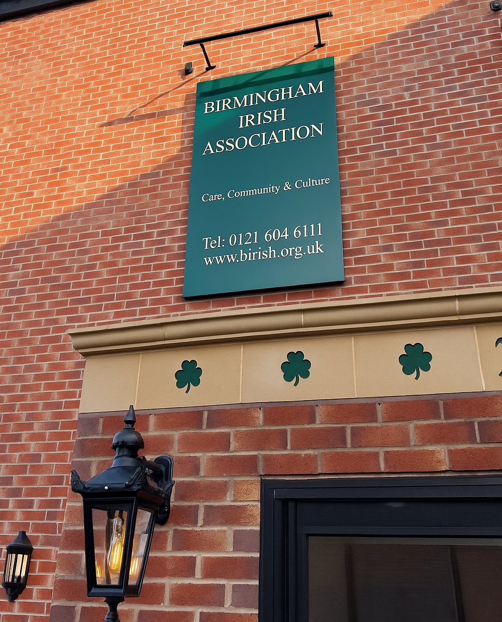 We have officially moved to the Irish Centre, Kings Heath
