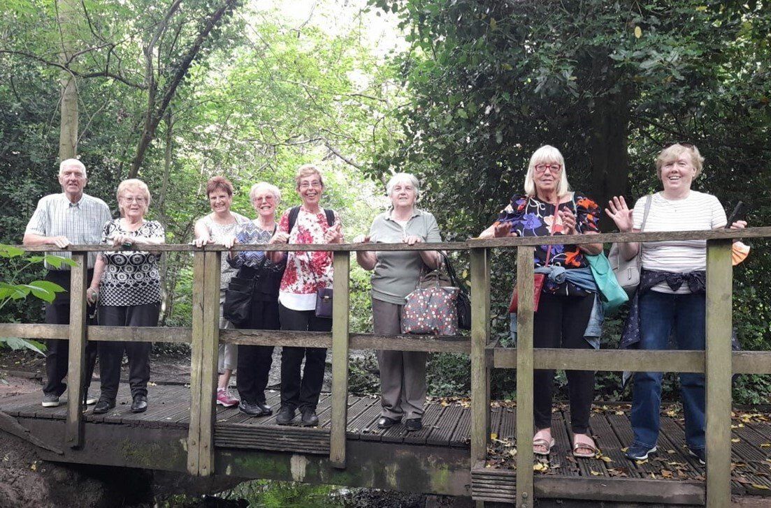 Ramblers Walking Group pose for picture