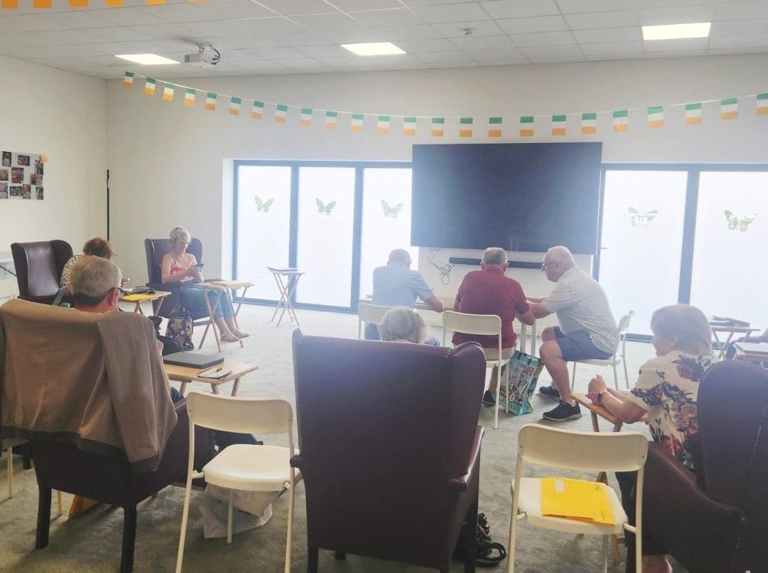 Attendees at a Silver Surfers session