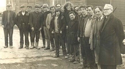 Father Dan Cummings and Workers