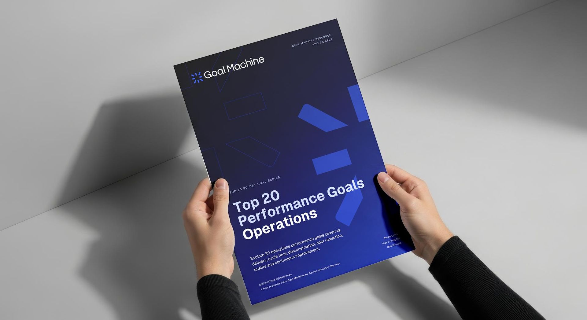 Goal Machine Top 20 Performance Goals for Operations resource cover