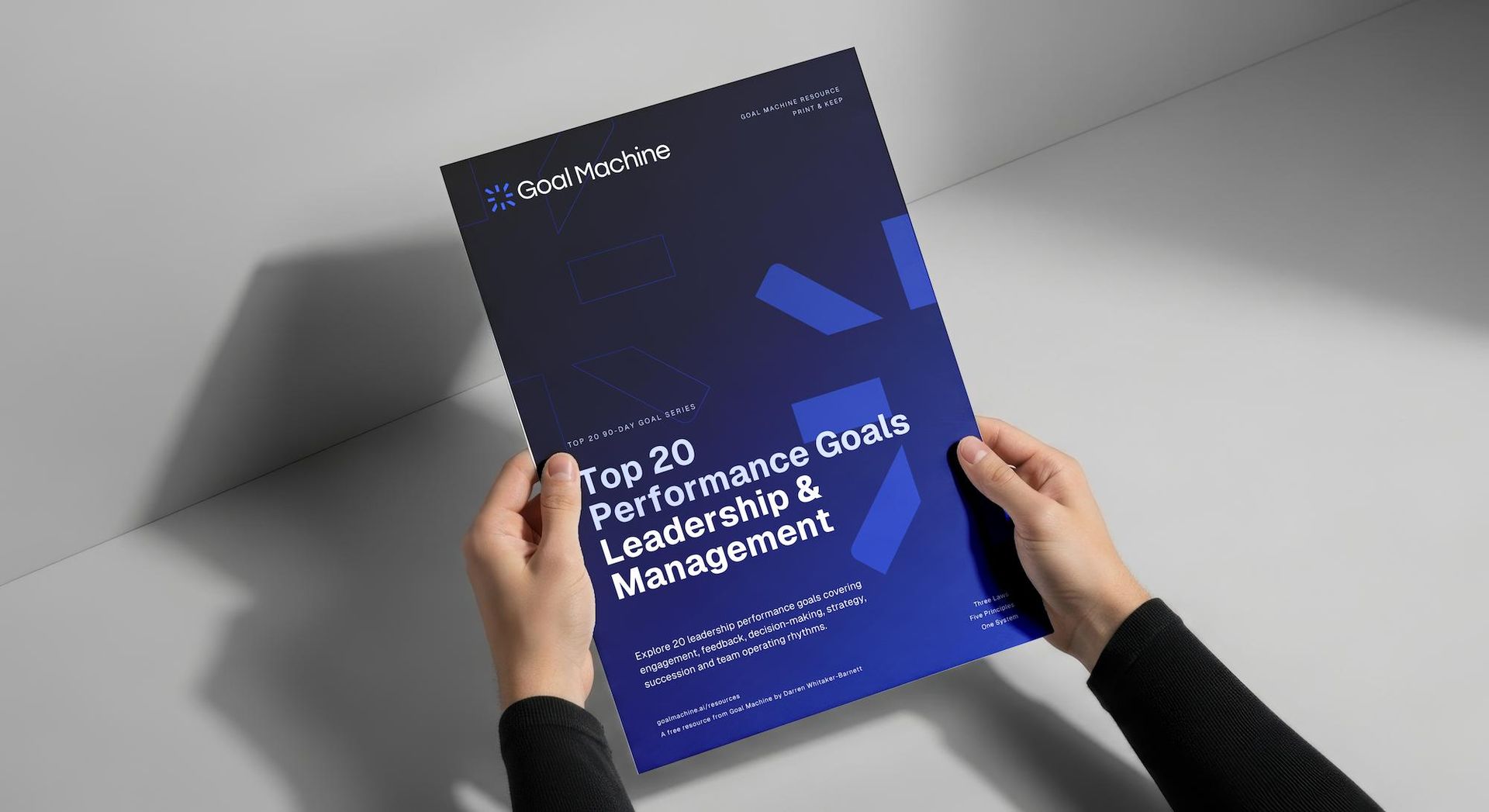 Goal Machine Top 20 Performance Goals for Leadership and Management resource cover