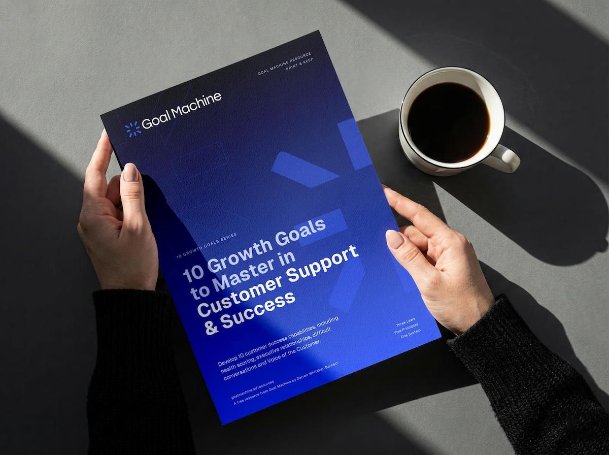 Goal Machine 10 Growth Goals to Master in Customer Support and Success resource cover